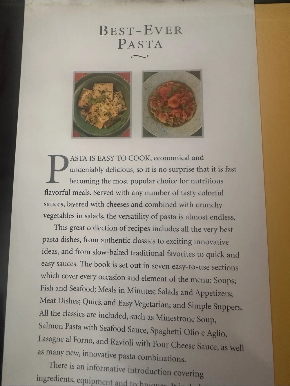 Best-Ever Pasta Cookbook - Black Cover